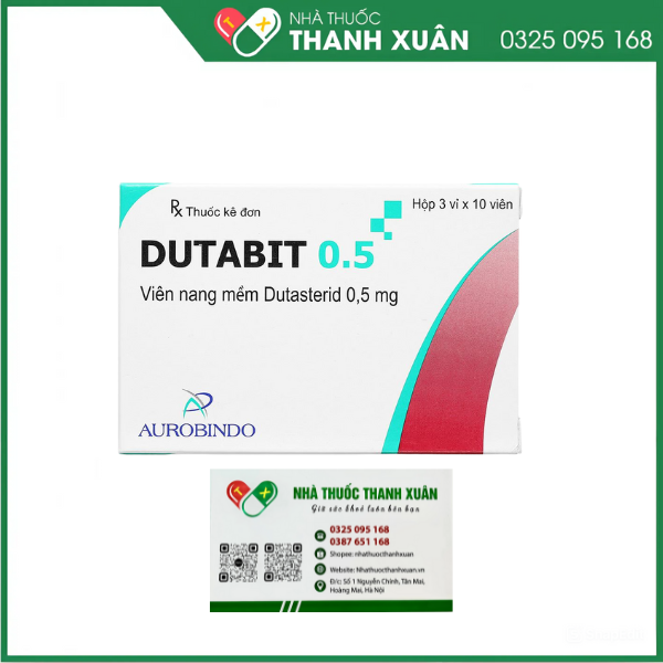 Thuốc Dutabit 0.5 điều trị phì đại tiền liệt tuyến từ trung bình đến nặng